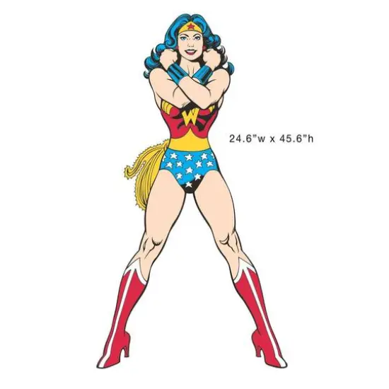 RoomMates Classic Wonder Woman Peel & Stick Decals {1}