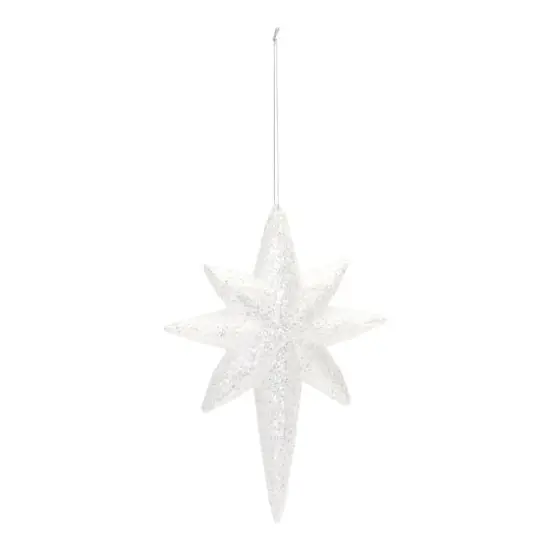 24ct. 8" Clear Acrylic Star Drop Ornaments {3}