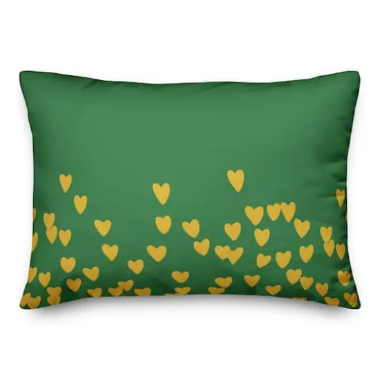 Heart of Gold Throw Pillow {3}