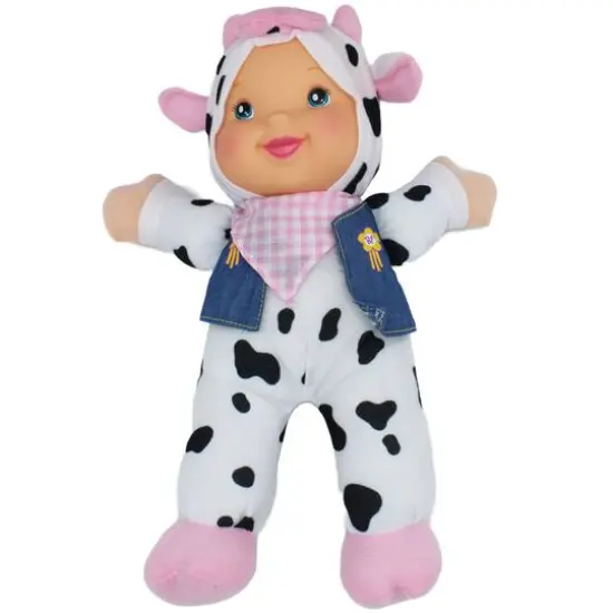 Goldberger Baby's First Doll Cow Singing Farm Animal Friends {3}