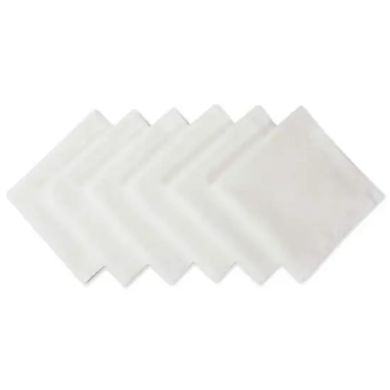 DII&reg; Fabric Napkins, 6ct. White {1}