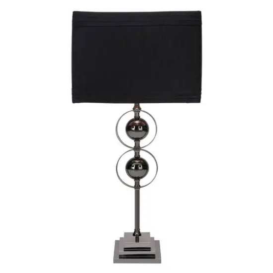 25" Black Metal Modern Table Lamp, 2ct. {1}