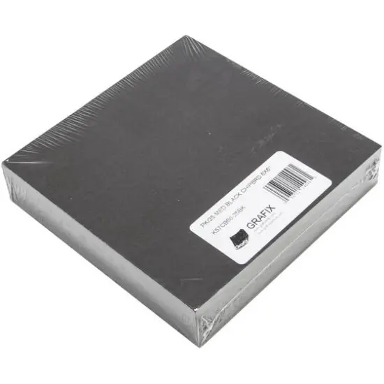 Grafix&reg; Black Medium Weight Chipboard Sheets, 25 Sheets {4}