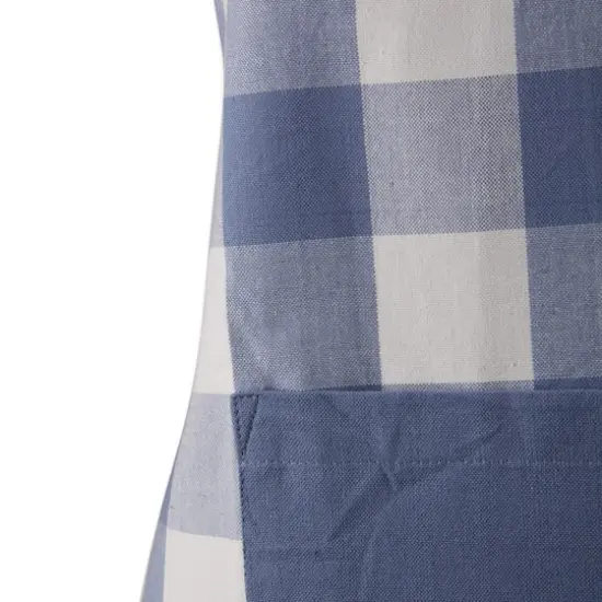 DII&reg; Buffalo Check Chef Apron Blue {6}