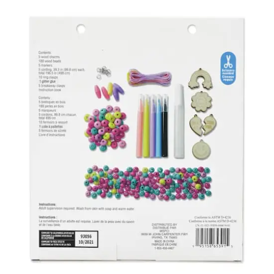 My First Wood Charm Jewelry Kit by Creatology&trade; {5}