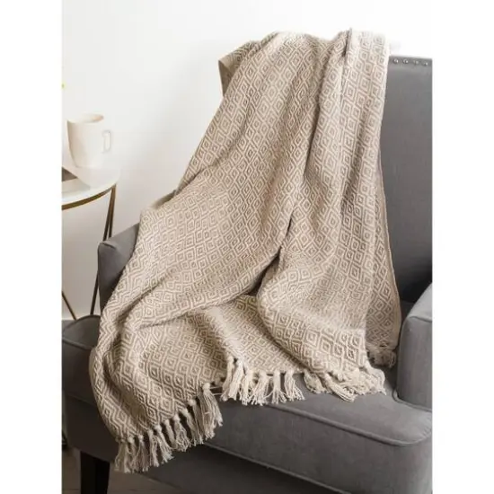 DII&reg; Stone Double Diamond Throw {5}