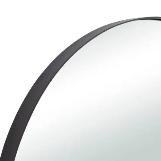 CosmoLiving by Cosmopolitan Black Metal Contemporary Wall Mirror, 26" x 26" x 2" {6}