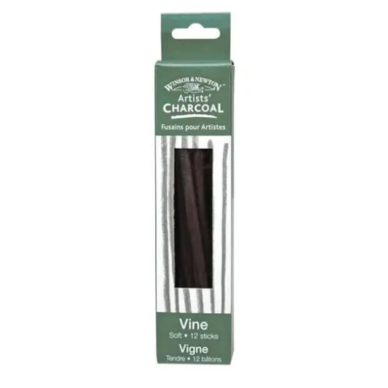 Winsor & Newton&trade; Soft Vine Charcoal Sticks {1}
