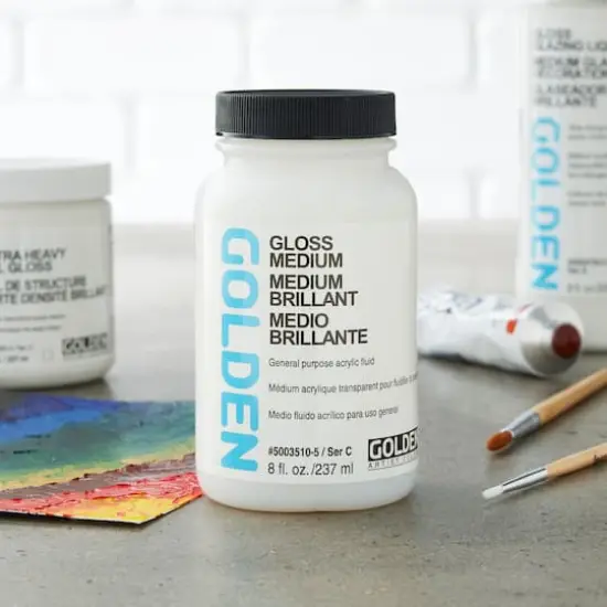 Golden Artist Colors&reg; Gloss Polymer Medium {3}