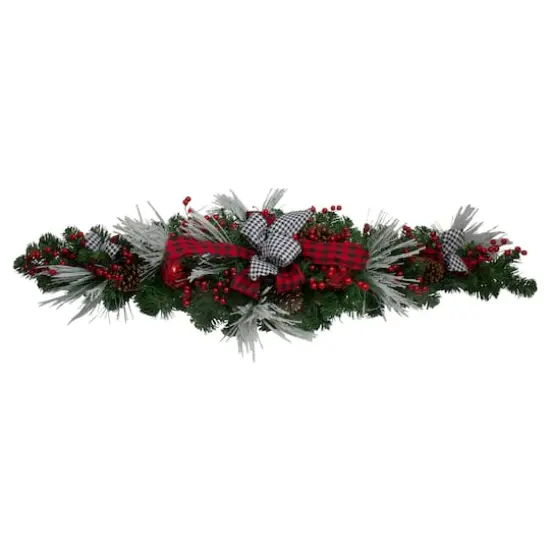 52" Christmas Decorated Berry & Pine Artificial Swag {1}