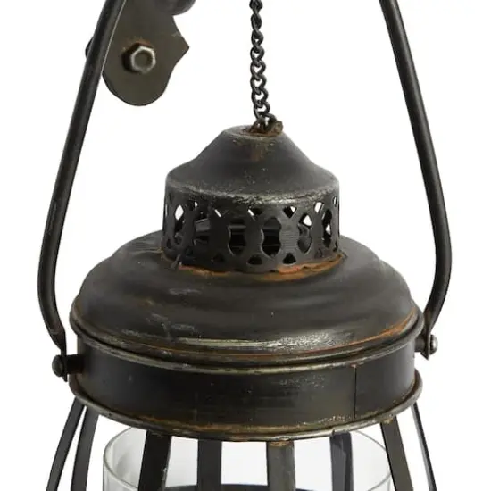 19'' Bronze Iron Rustic Candle Wall Sconce {3}