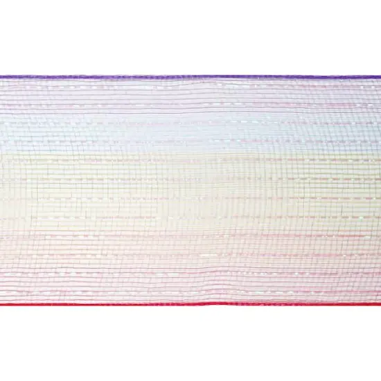 5.5" x 15yd. Rainbow Mesh Ribbon by Celebrate It&reg; {3}