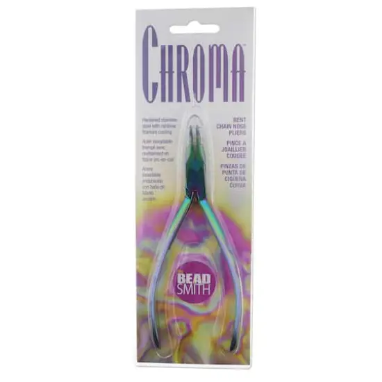 The Beadsmith&reg; Chroma Series Bent Chain Nose Plier {4}