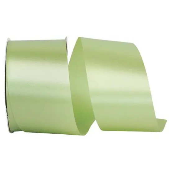 JAM Paper 2.5" x 50yd. Single Face Satin Allure Ribbon Mint {1}