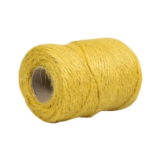 JAM Paper 1/4" x 73yd. Paper Kraft Twine Yellow {4}