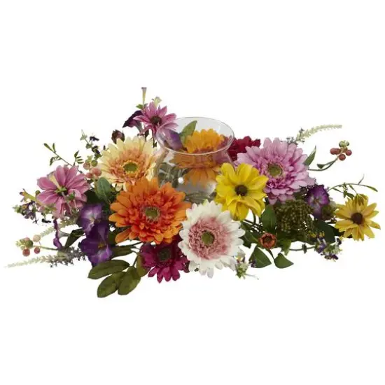 28" African Sunflower Candelabrum {3}