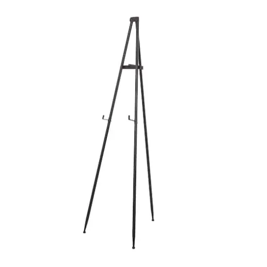 Black Traditional Easel, 24" x 17" x 70" {1}