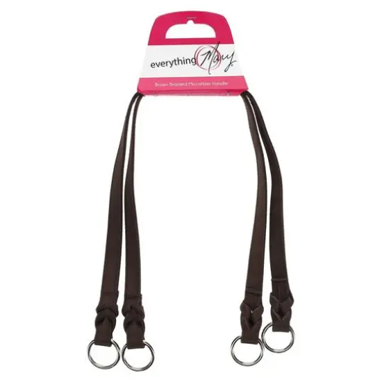 Everything Mary 24" Braided Microfiber Handles, 2ct. Brown {1}