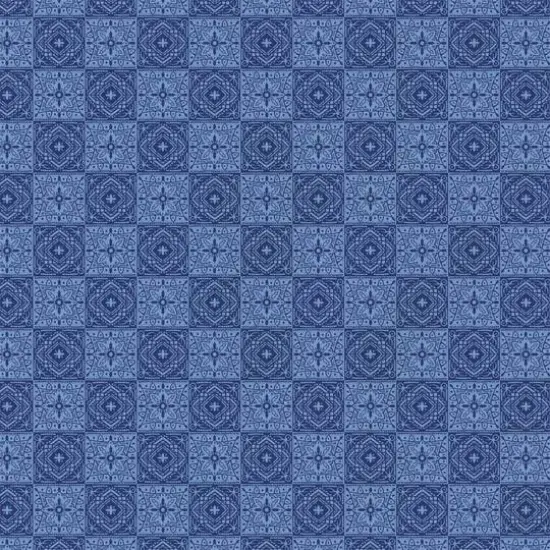 Emma & Mila&reg; La Dolce Vita Collection Blue Tile Precut Cotton Fabric, 4ct. {3}