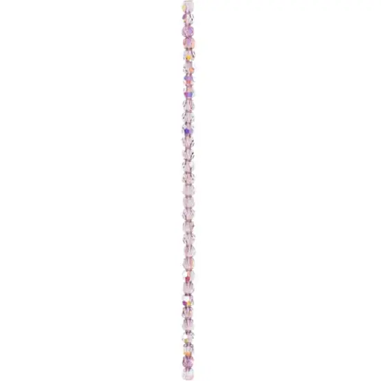 Preciosa Glass Crystal Round Beads, 4mm by Bead Landing&trade; Light Amethyst AB {4}