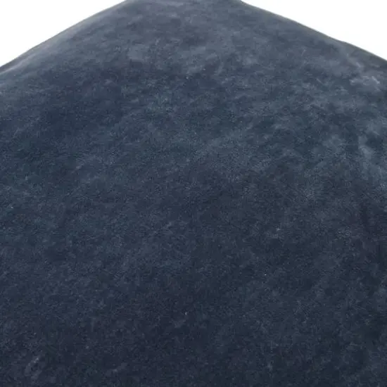 Hello Honey&reg; 20" Square Velvet Knife Edge Pillow Cover Blue {4}
