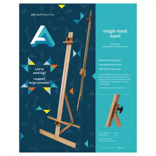 Art Alternatives Single Mast Easel {4}