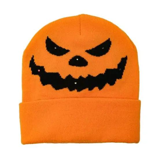 Jack-o'-Lantern Light-Up Beanie by Celebrate It&trade; {3}