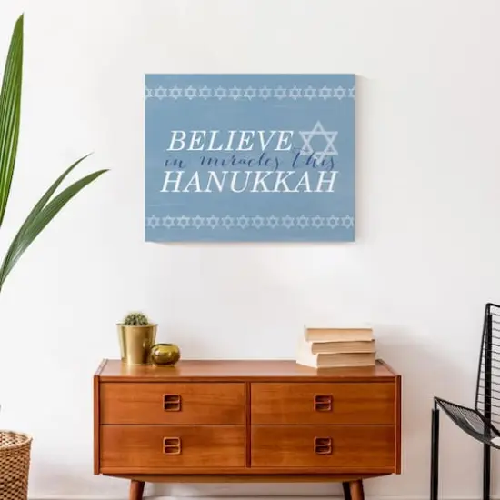Believe Miracles 20x16 Canvas Wall Art {5}