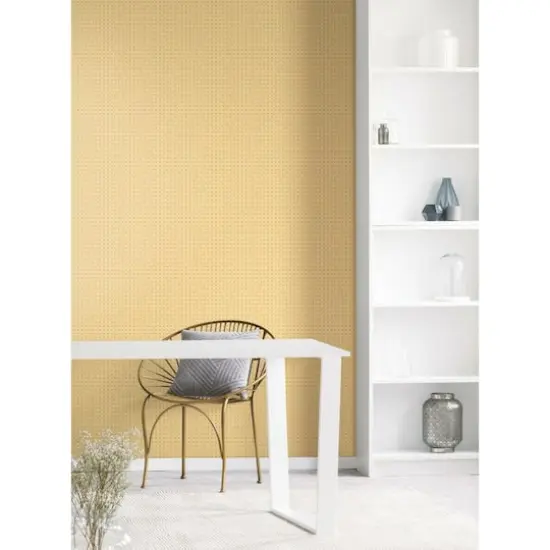 RoomMates Caning Peel & Stick Wallpaper Yellow {5}