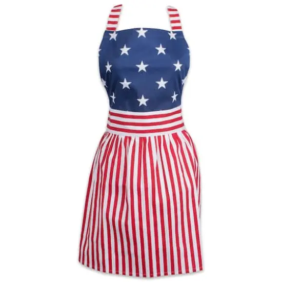 DII&reg; Red, White & Blue Stars & Stripes Skirt Apron {1}