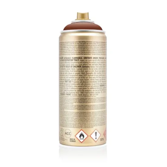 Montana&trade; Gold Acrylic Professional Spray Paint G8100 Orange Brown {6}