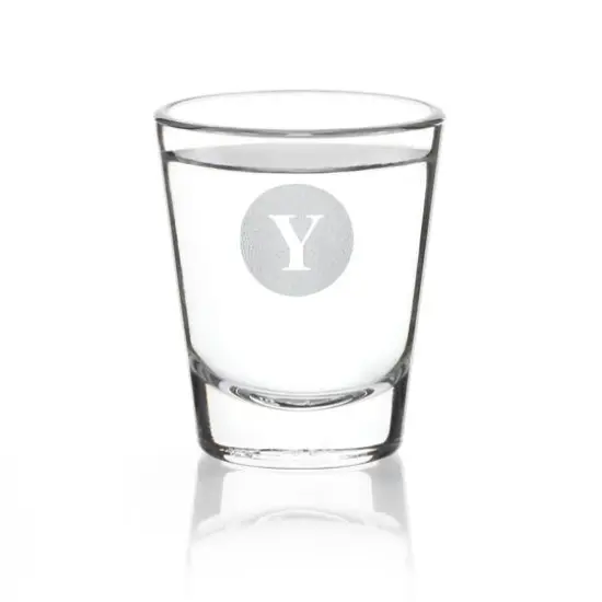 Hortense B. Hewitt Co. Monogram Shot Glass Y {1}