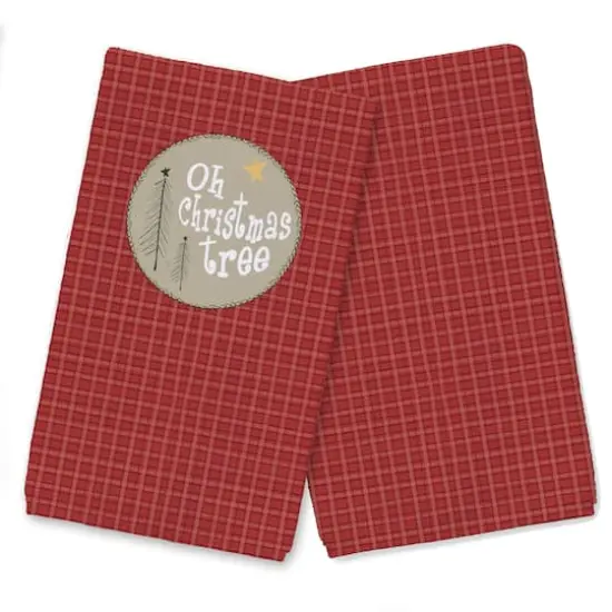 Christmas Quilt Pattern Tea Towel Set {1}