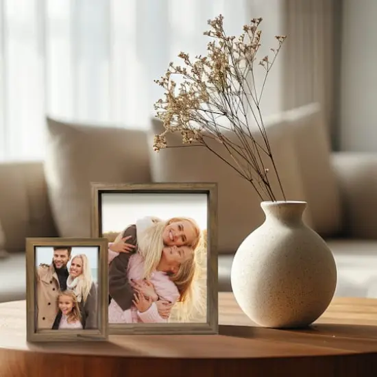 Expressions&trade; Brown Linear Wood Frame by Studio D&eacute;cor&reg; {3}