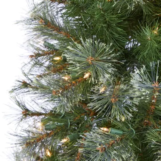 6.5ft. Pre-Lit Cashmere Artificial Christmas Tree, Warm White Lights {4}
