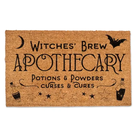 Witches Brew Apothecary 30" x 18" Door Mat {1}