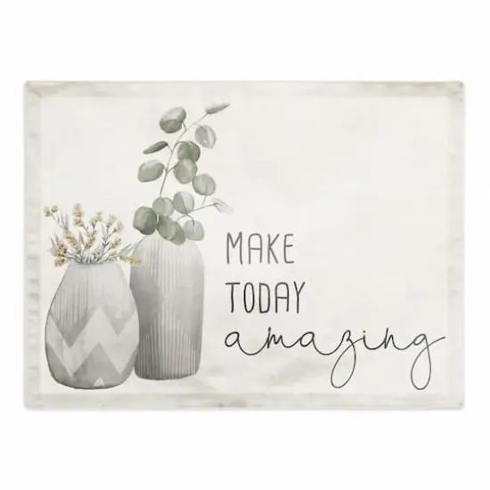 Make Today Amazing 18" x 14" Cotton Twill Placemat {1}