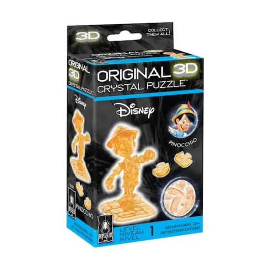 Original 3D Crystal Puzzle&trade; Disney Pinocchio 38 Piece Puzzle {3}