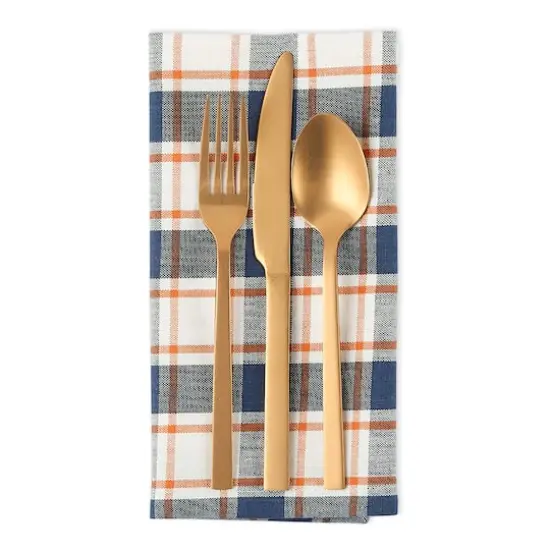 DII&reg; Autumn Farmhouse Plaid Dinner Napkins, 6ct. {3}