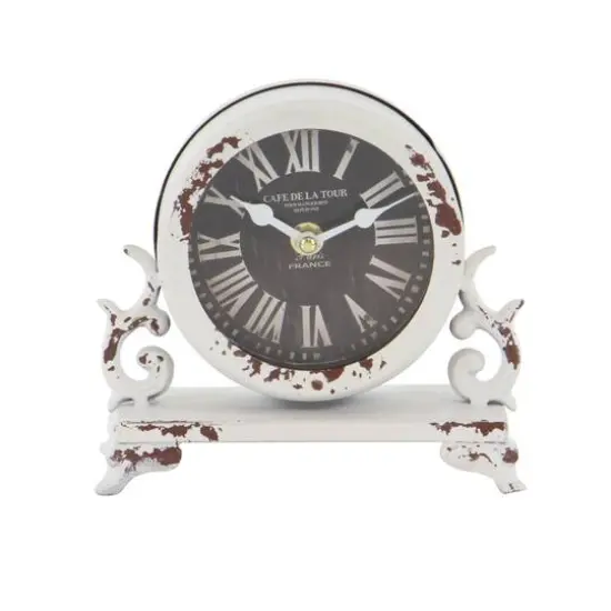 7" Metal Vintage Clock Set {7}