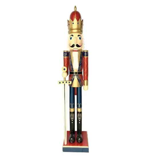Santa's Workshop 5ft. Coronation King Nutcracker {1}