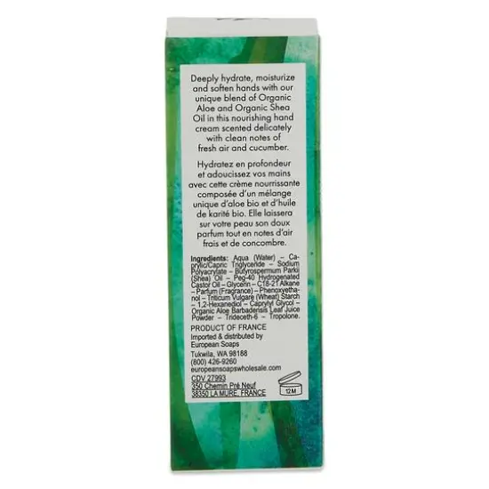 European Soaps Aloe Hand Cream, 50mL {6}