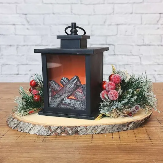 Kate Aspen&reg; Tokyo LED Black Vintage Decorative Lantern, 2ct. {4}