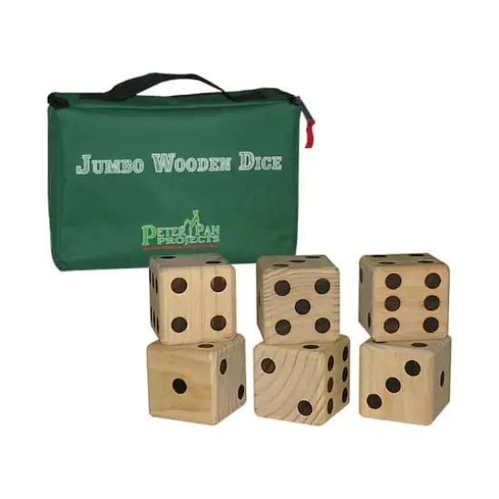 Jumbo Wooden Dice {3}