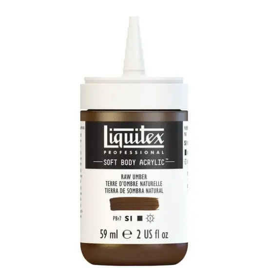 Liquitex&reg; Professional Soft Body Acrylic Bottle, 2oz. Raw Umber {9}