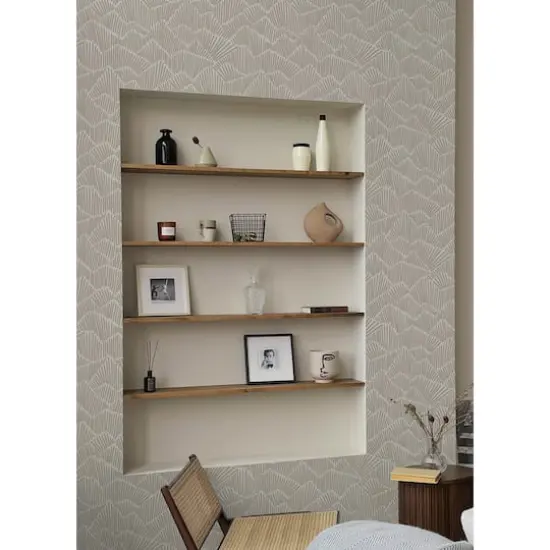 NuWallpaper Egypt Sherrod Beige Ridge & Valley Peel & Stick Wallpaper {3}