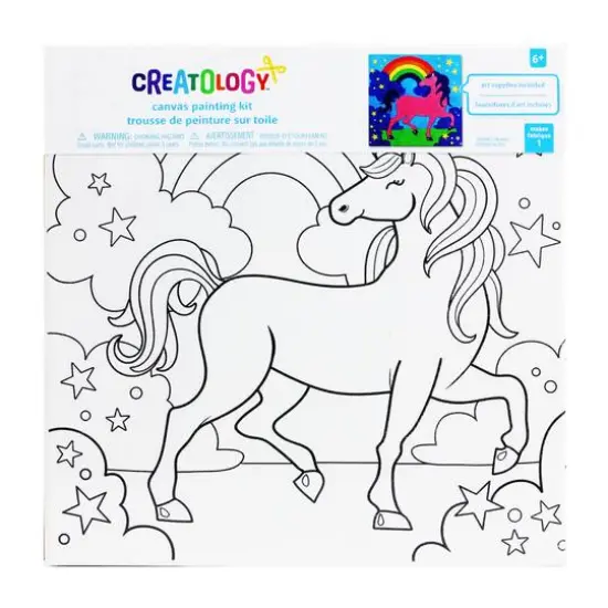 Unicorn Canvas Painting Kit by Creatology&trade; {5}