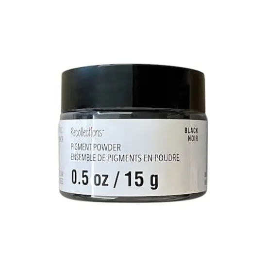 Pigment Powder by Recollections&trade;, 0.5oz. Black {1}