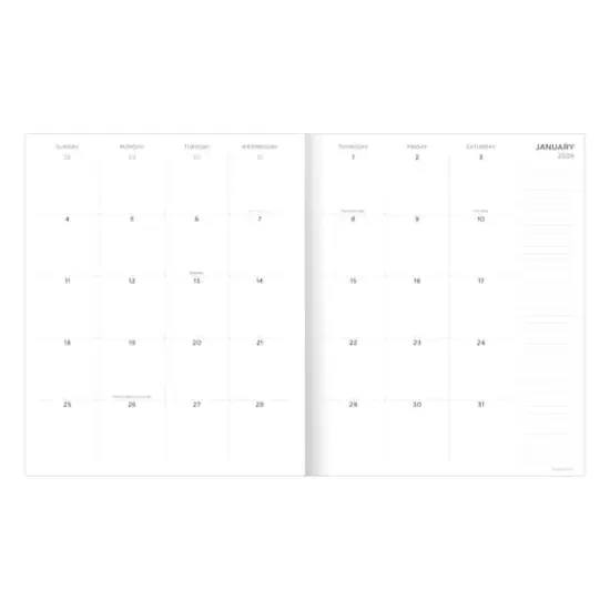 2026 Washed Oak Large Monthly Planner {3}