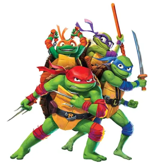RoomMates Teenage&nbsp;Mutant&nbsp;Ninja Turtles&nbsp;Mutant&nbsp;Mayhem&nbsp;Group&nbsp;Giant Peel & Stick Wall Decals {1}